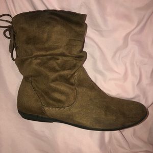 Brown ankle boots